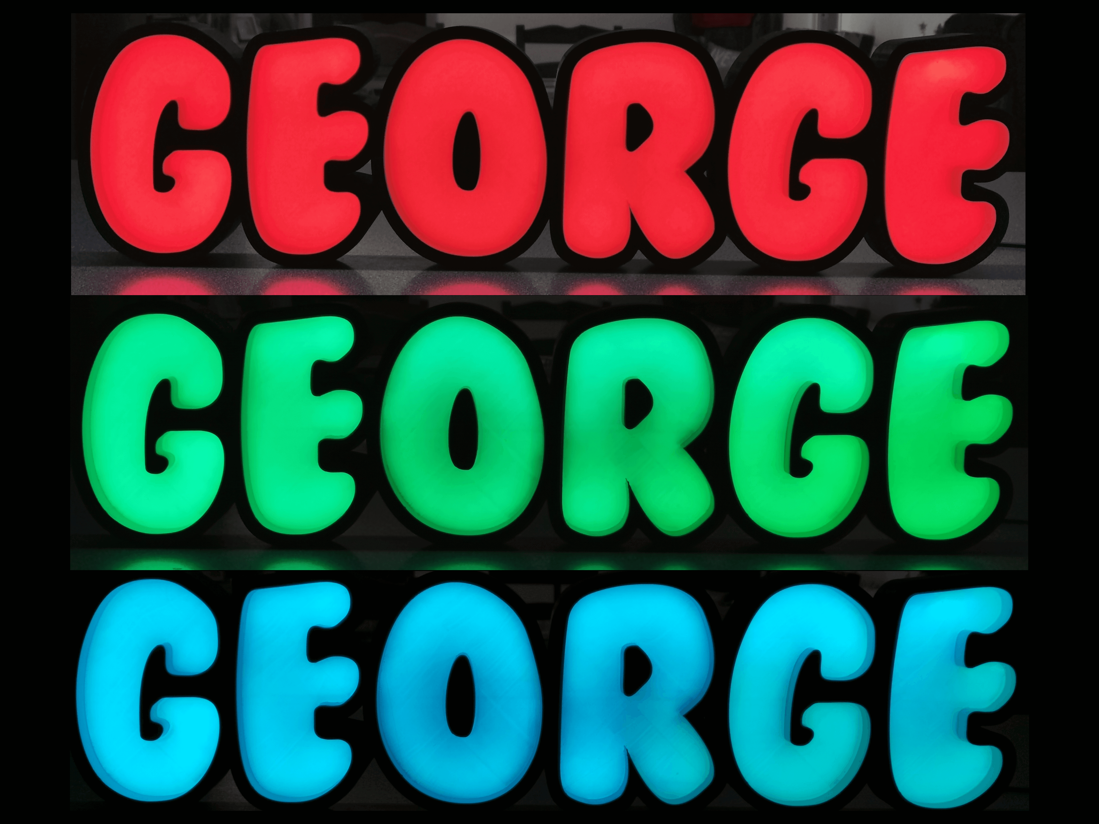 George three colours